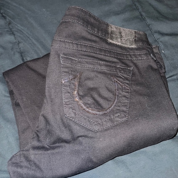 Black True Religion Jeans - Picture 2 of 5